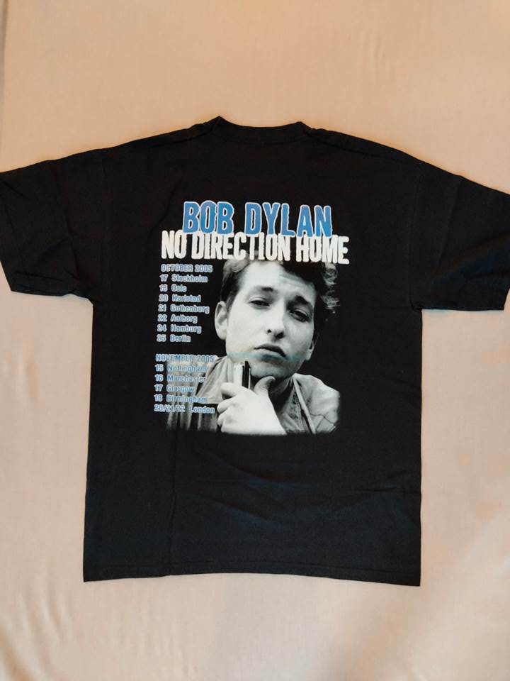ボブ・ディラン Bob Dylan Tシャツ ブラック 2005 No Direction Home ノー・ディレクション・ホーム（USED品）画像