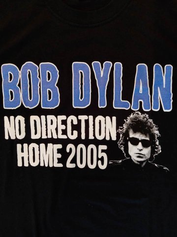 ボブ・ディラン Bob Dylan Tシャツ ブラック 2005 No Direction Home ノー・ディレクション・ホーム（USED品）画像