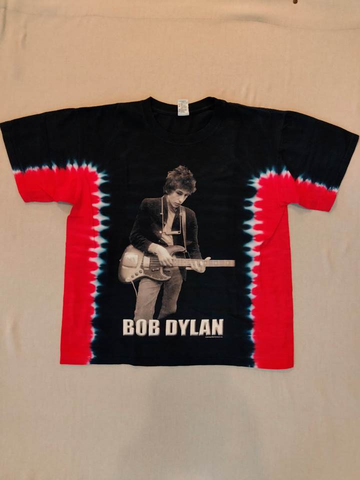 ボブ・ディラン Bob Dylan Tシャツ タイダイ 絞り染め M（USED品）画像