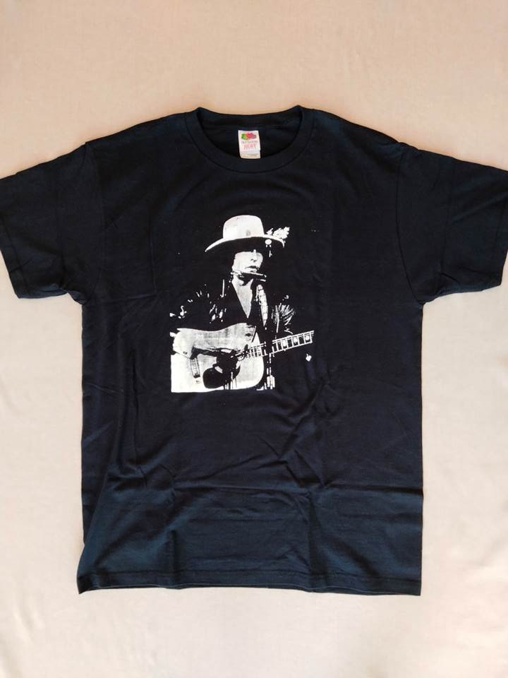 ボブ・ディラン Bob Dylan Tシャツ ローリング・サンダー・レビュー L ブラック（USED品）画像