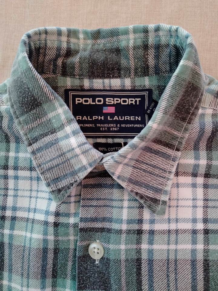 ポロスポーツ ラルフローレン ワークシャツ チェック POLO SPORT Ralph Lauren （USED品）画像