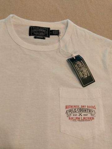 ポロカントリー ラルフローレン ロングスリーブ ポケット Tシャツ Polo Countryの画像