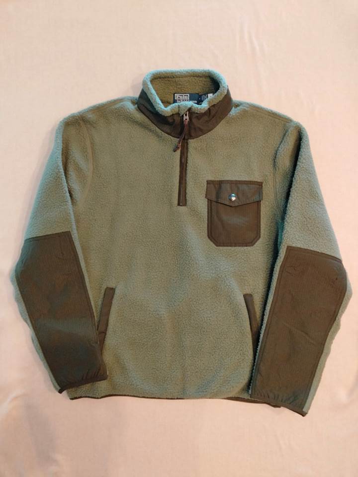ポロ ラルフローレン フリースジャケット グリーンの画像