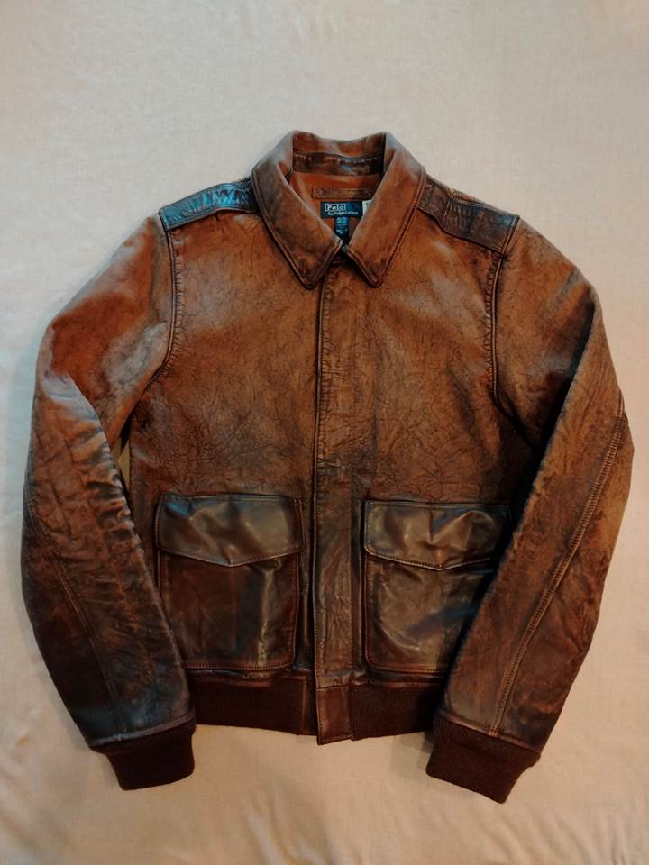 ポロ ラルフローレン A-2 フライト ジャケットの画像