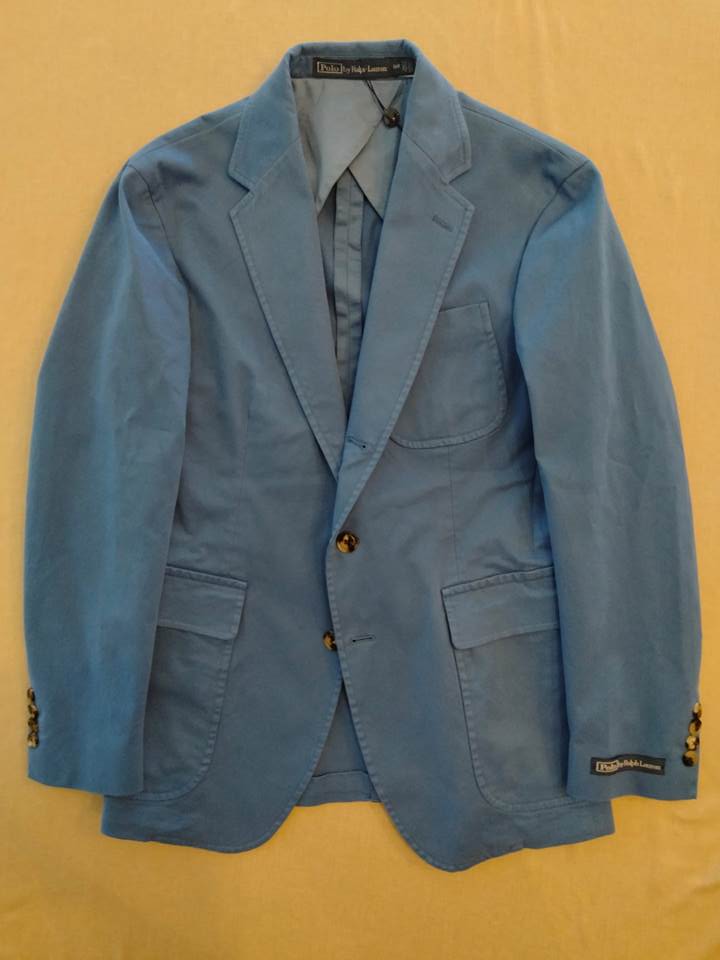 ポロ ラルフローレン テーラード ジャケット ブルーの画像