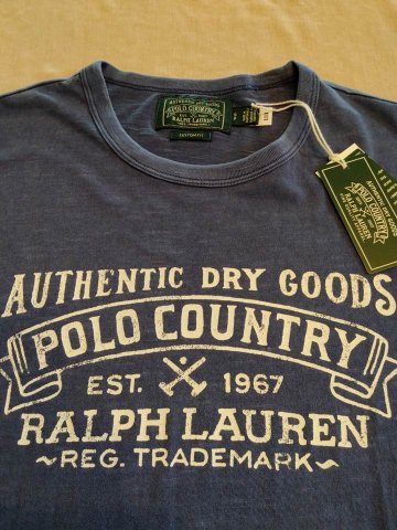 ポロカントリー ラルフローレン Tシャツ ネイビー Polo Countryの画像
