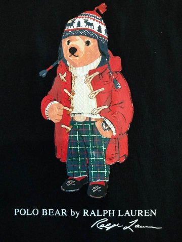 ポロ ラルフローレン ポロベア Tシャツ ブラックの画像