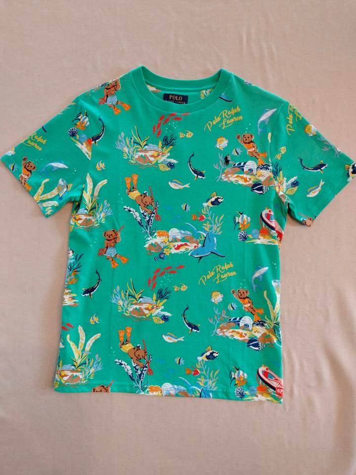 ポロ ラルフローレン Tシャツ ポロベア グリーンの画像