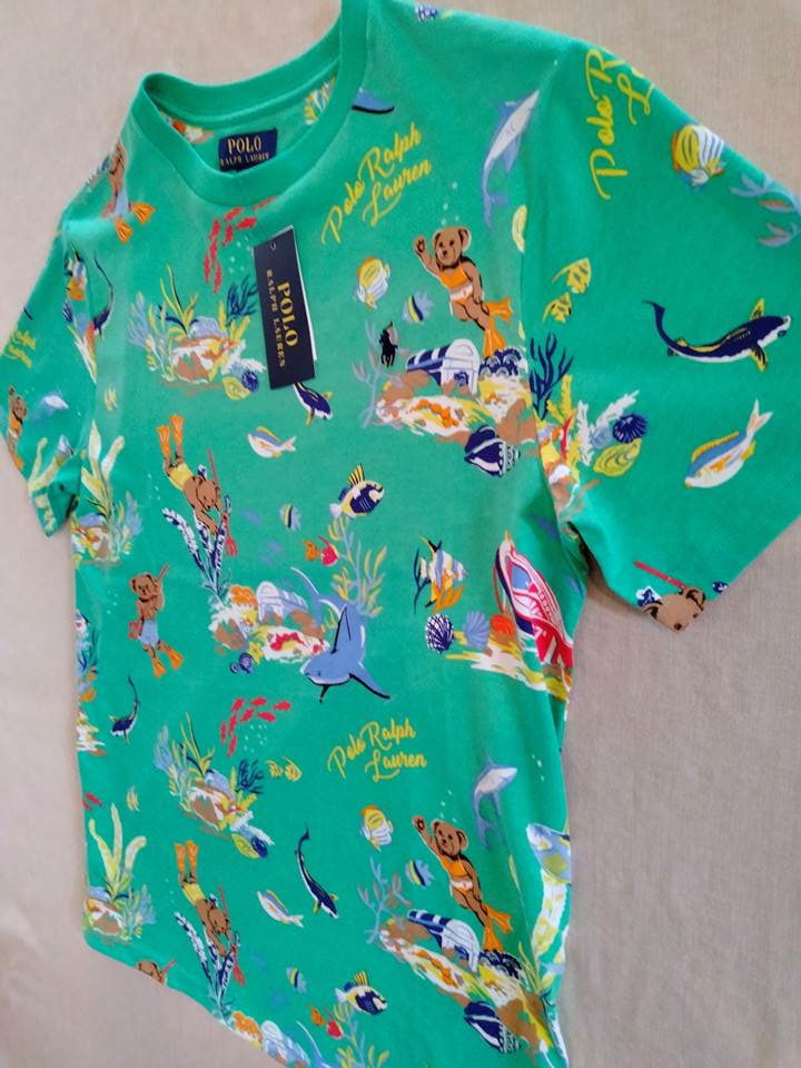 ポロ ラルフローレン Tシャツ ポロベア グリーンの画像