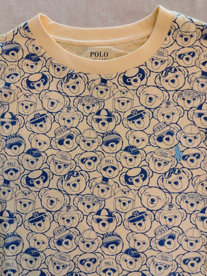 ポロ ラルフローレン Tシャツ ポロベア イエローの画像