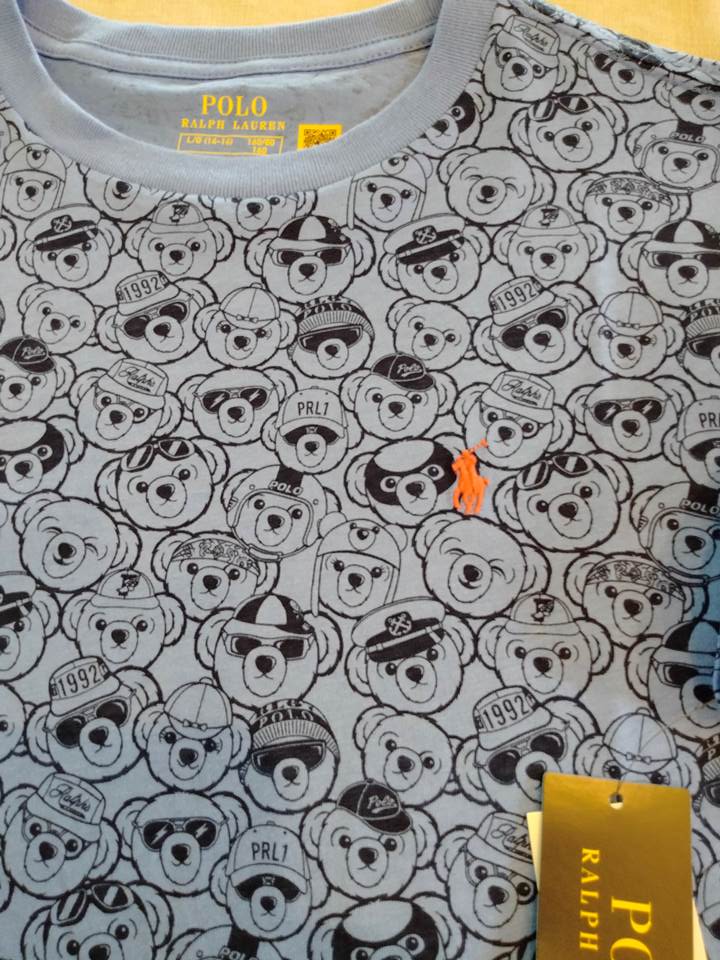 ポロ ラルフローレン Tシャツ ポロベア ブルーの画像