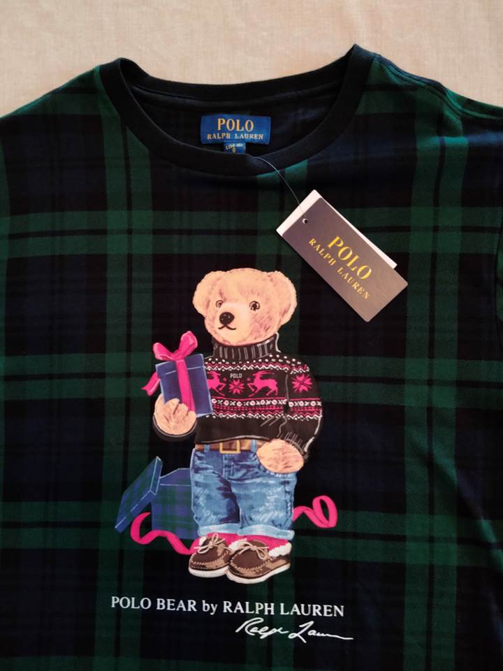 ポロ ラルフローレン Tシャツ ポロベア ブラックウォッチの画像