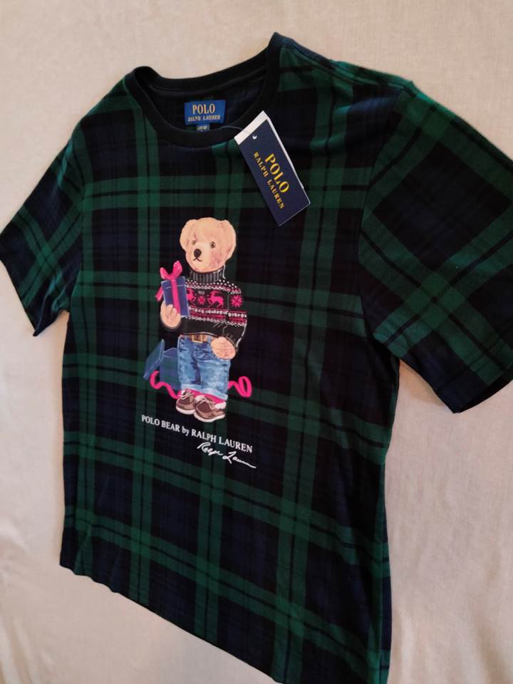 ポロ ラルフローレン Tシャツ ポロベア ブラックウォッチの画像