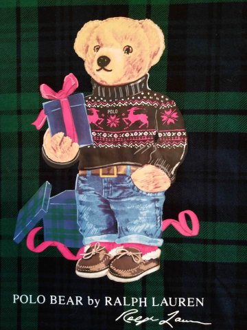 ポロ ラルフローレン Tシャツ ポロベア ブラックウォッチの画像
