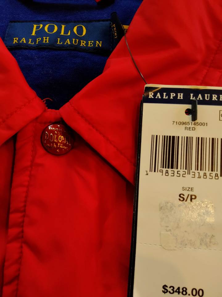 ポロ ラルフローレン コーチジャケット ウイングフット p wing