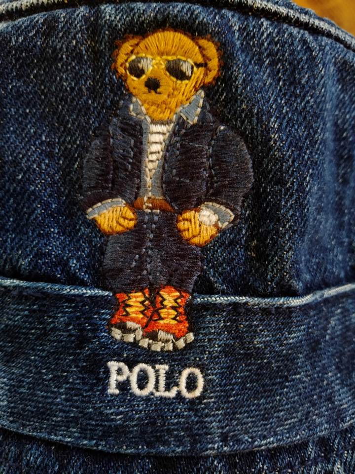 ポロ ラルフローレン ハット ポロベア デニムの画像