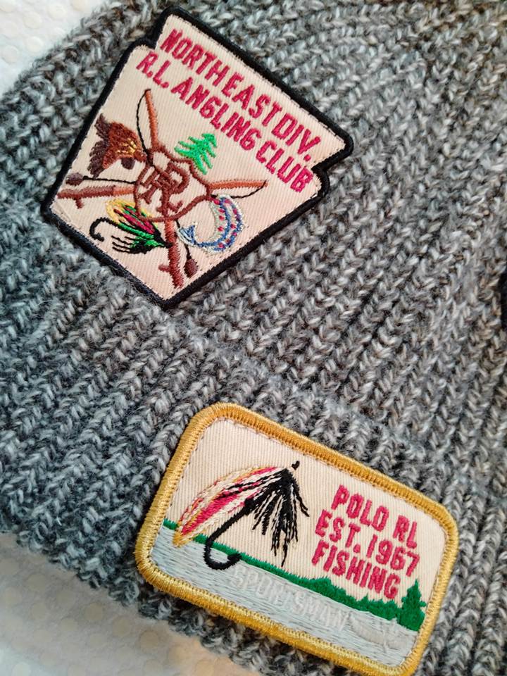 ポロ ラルフローレン ニットキャップ フィッシング ワッペンの画像