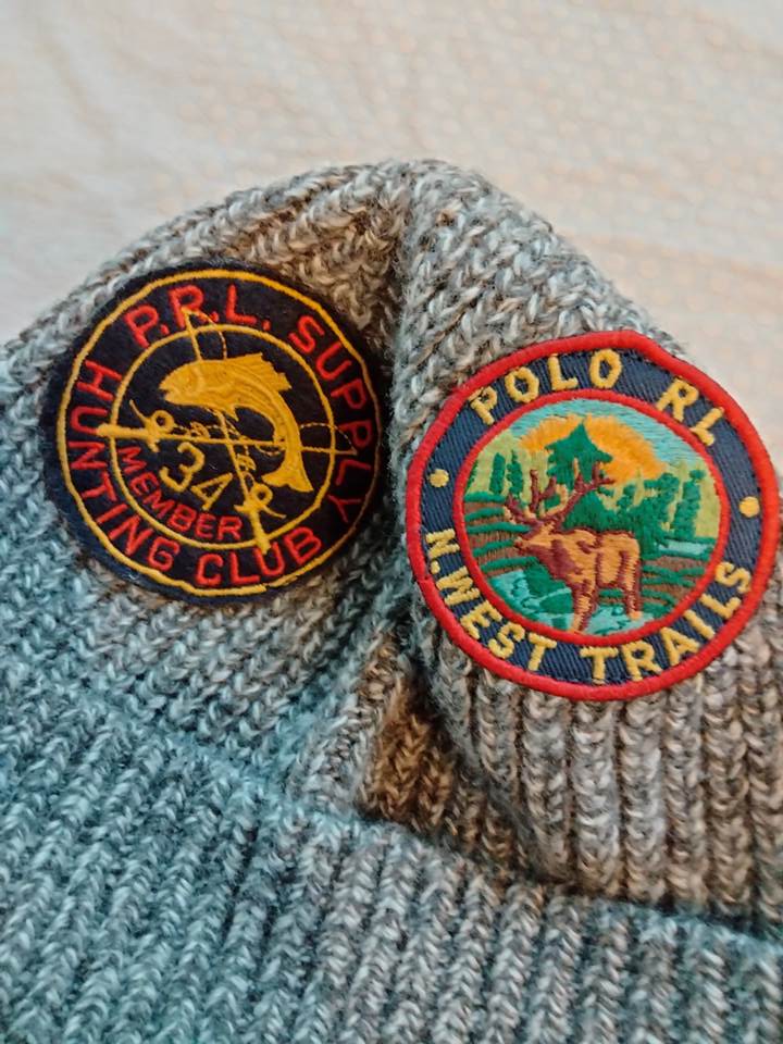 ポロ ラルフローレン ニットキャップ フィッシング ワッペンの画像