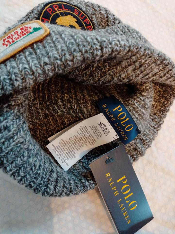 ポロ ラルフローレン ニットキャップ フィッシング ワッペンの画像