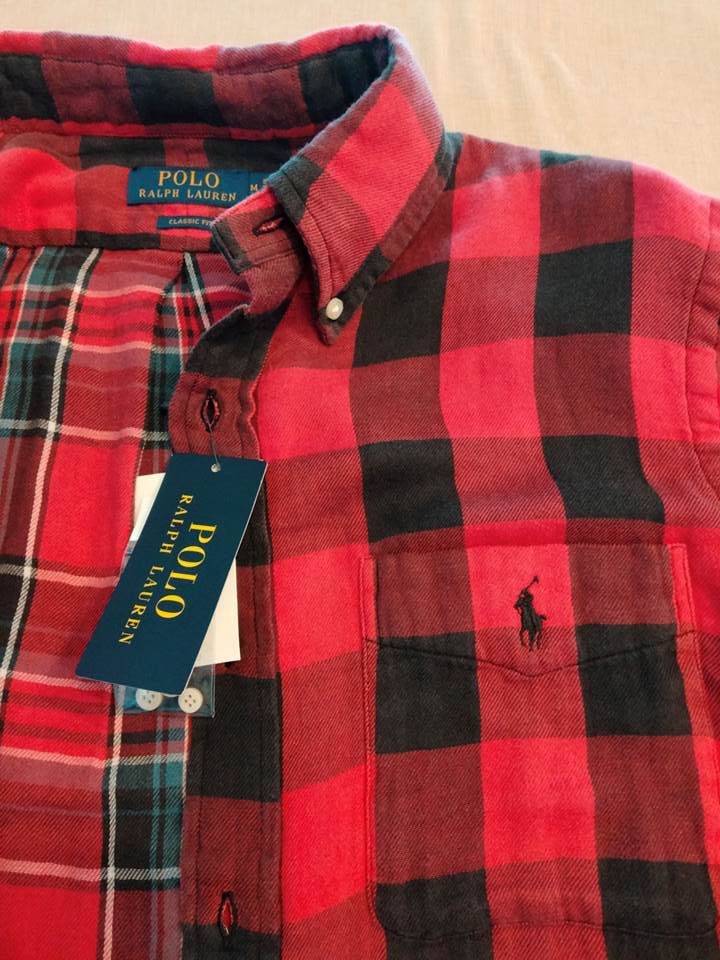 ポロ ラルフローレン ボタンダウンシャツ ネルシャツの画像