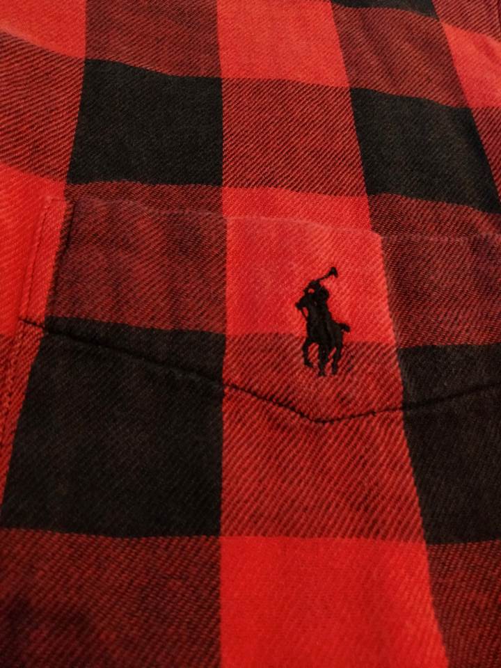 ポロ ラルフローレン ボタンダウンシャツ ネルシャツの画像