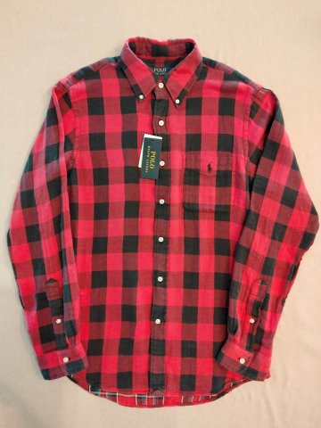 ポロ ラルフローレン ボタンダウンシャツ ネルシャツの画像