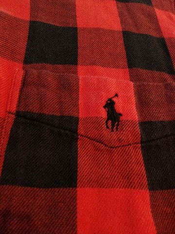 ポロ ラルフローレン ボタンダウンシャツ ネルシャツの画像