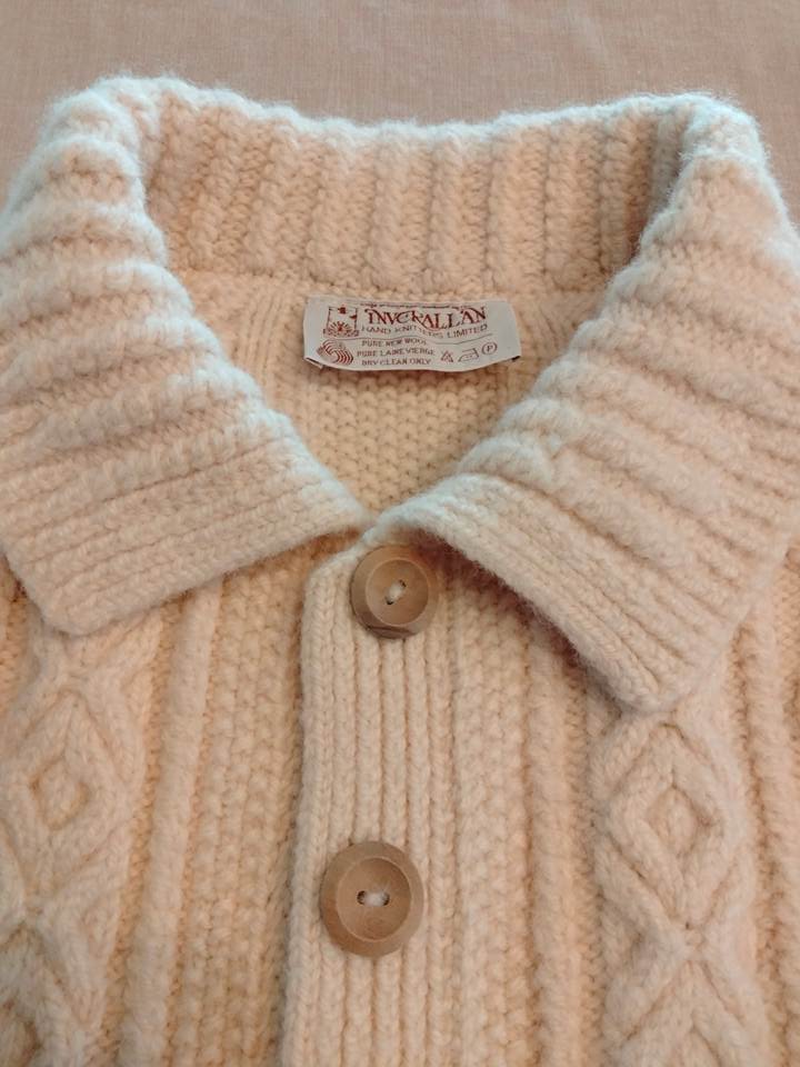 INVERALLAN カーディガン 3A スコットランド製（USED品）の画像