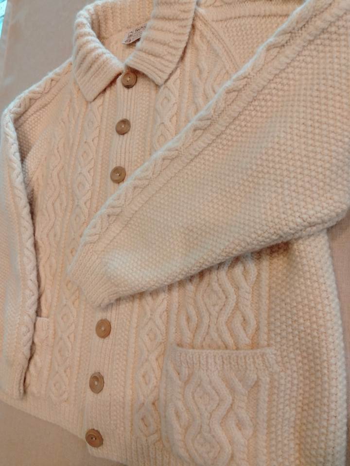 INVERALLAN カーディガン 3A スコットランド製（USED品）の画像