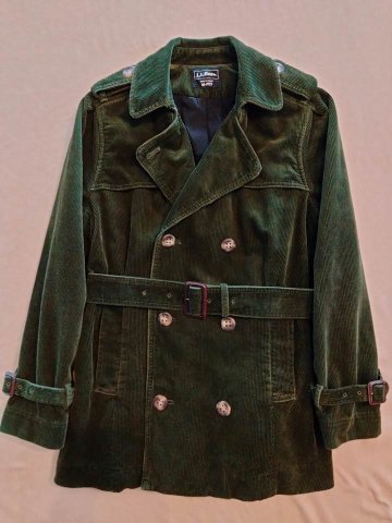 L.L.Bean コーデュロイ ジャケット グリーン USEDの画像