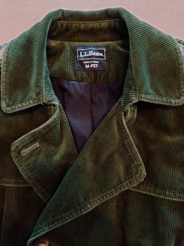 L.L.Bean コーデュロイ ジャケット グリーン USEDの画像