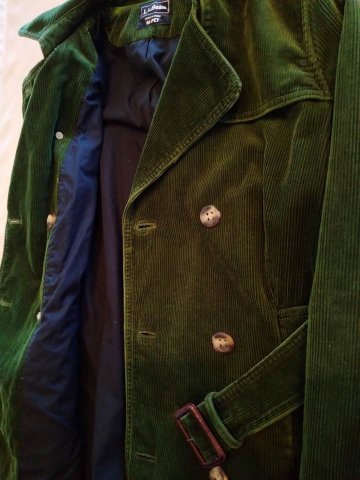 L.L.Bean コーデュロイ ジャケット グリーン USEDの画像