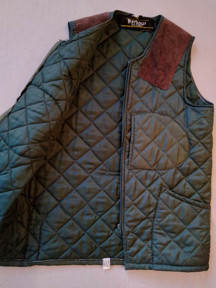 バブアー 英国製 キルティングベスト barbour（USED品）の画像