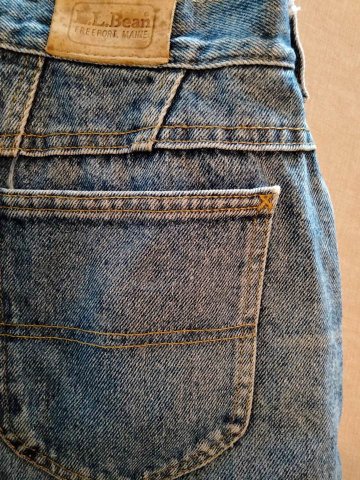 L.L.Bean  ジーンズ USA製 1980年代 （USED)の画像