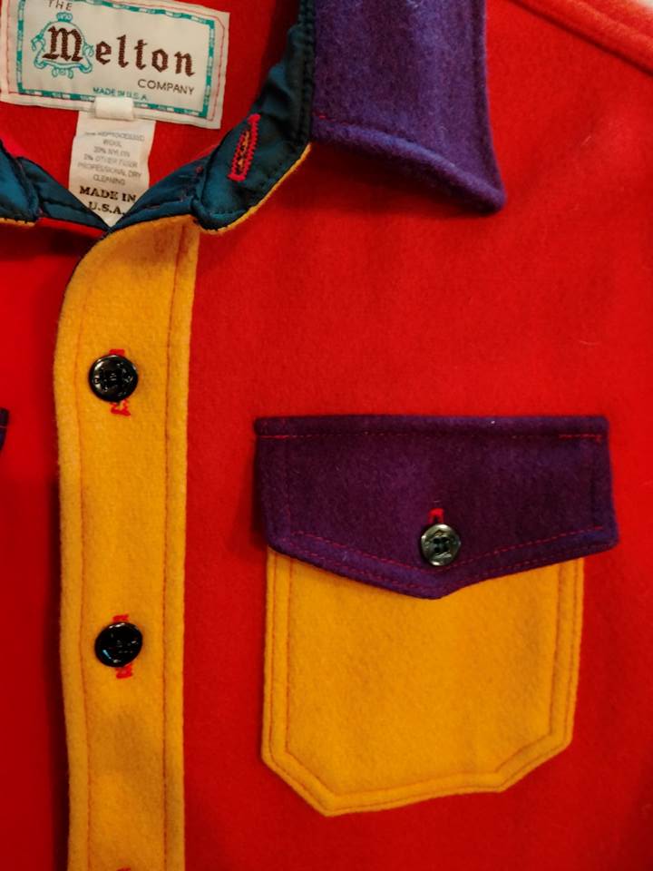 MELTON メルトン USA製 CPOシャツ （USED品）の画像
