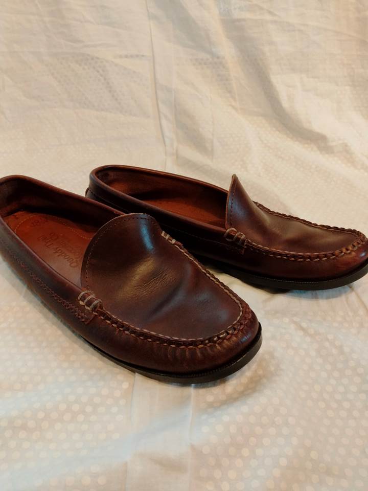 QUODDY TRAIL MOCCASIN 27cm USA製 モカシン（USED品）の画像