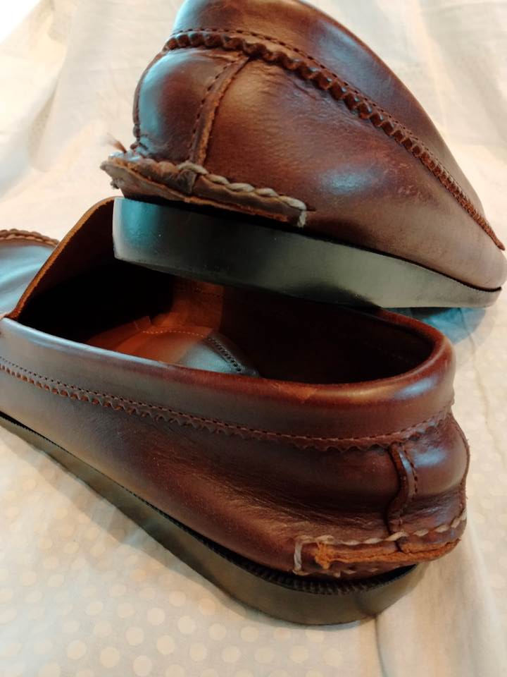 QUODDY TRAIL MOCCASIN 27cm USA製 モカシン（USED品）の画像