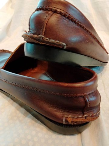 QUODDY TRAIL MOCCASIN 27cm USA製 モカシン（USED品）の画像
