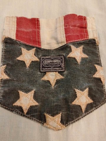 デニム＆サプライ ラルフローレン シャンブレー シャツ（USED品）の画像