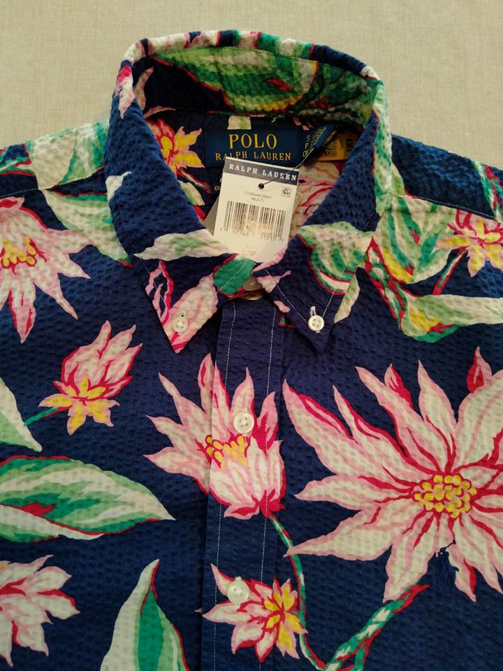 ポロ ラルフローレン シアサッカー ボタンダウンシャツの画像