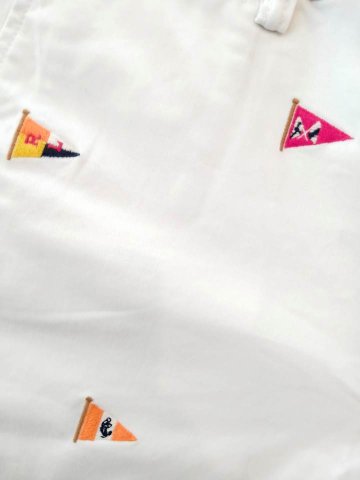ポロ ラルフローレン ショーツ 総柄 刺繍の画像