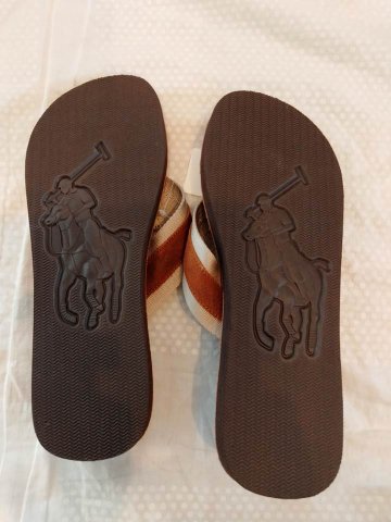 ポロ ラルフローレン レザーサンダルの画像