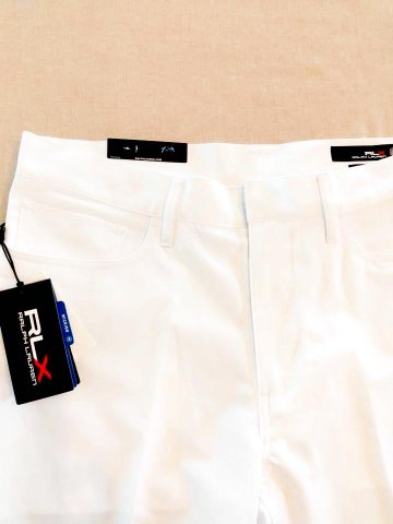 RLX ラルフローレン パンツ ホワイト の画像