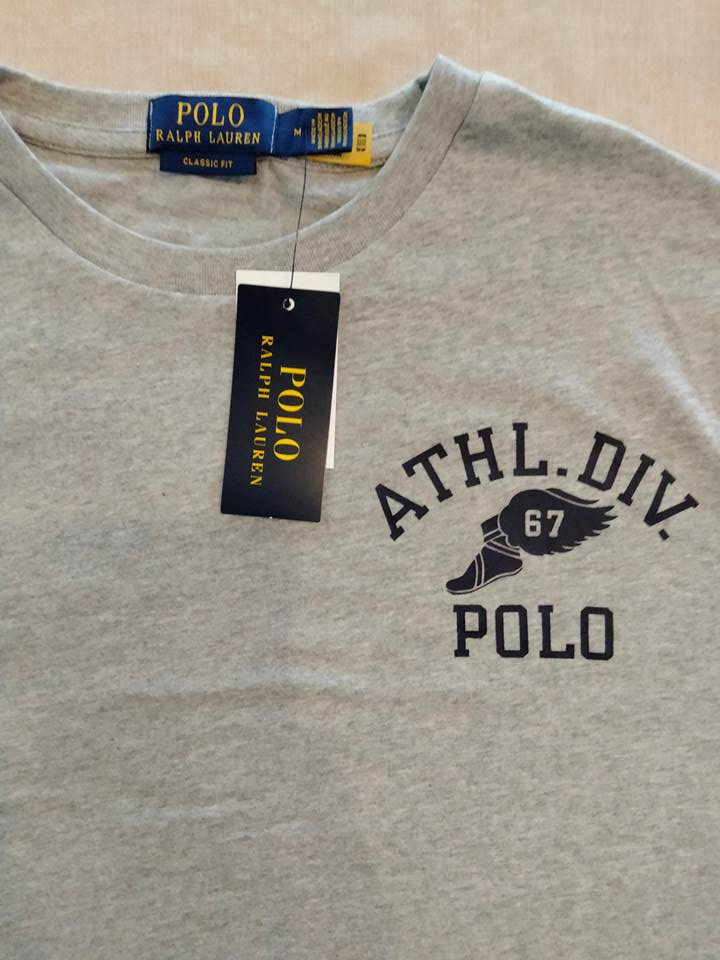 ポロ ラルフローレン Tシャツ グレーの画像