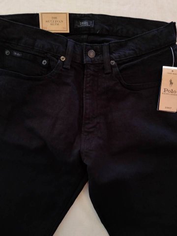 ポロ ラルフローレン ブラック ジーンズ SULLIVAN SLIMの画像