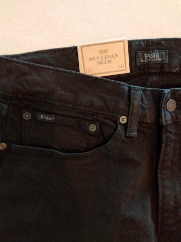 ポロ ラルフローレン ブラック ジーンズ SULLIVAN SLIMの画像