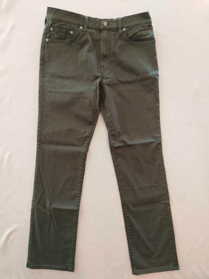 ポロ ラルフローレン ジーンズ グリーン VARICK SLIM STRAIGHTの画像