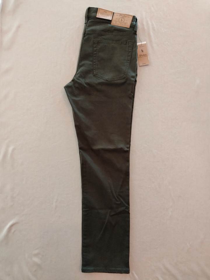 ポロ ラルフローレン ジーンズ グリーン VARICK SLIM STRAIGHTの画像