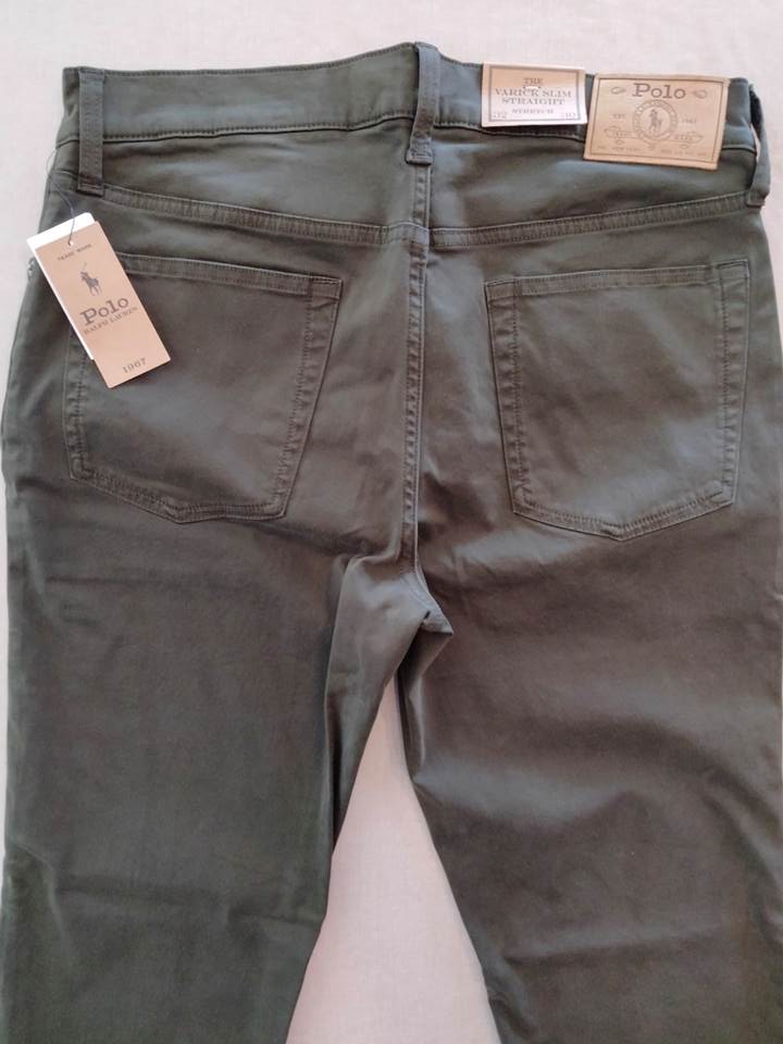 ポロ ラルフローレン ジーンズ グリーン VARICK SLIM STRAIGHTの画像