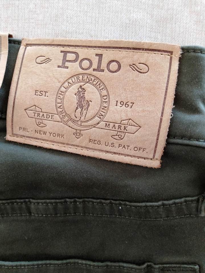 ポロ ラルフローレン ジーンズ グリーン VARICK SLIM STRAIGHTの画像